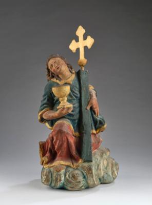 A Baroque Sandstone Angel, - Mobili e antiquariato, vetri e porcellane