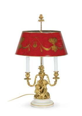 A French Table Lamp, - Nábytek, starožitnosti, sklo a porcelán