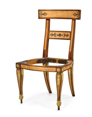 Musealer Spätempire-Sessel, - Möbel, Antiquitäten, Glas & Porzellan