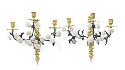 A Pair of Wall Appliques, - Furniture, Works of Art, Glass & Porcelain