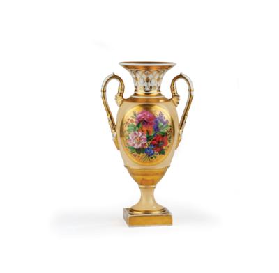 A Vase with Flowers, Imperial Manufactory, Vienna 1838, - Mobili e antiquariato, vetri e porcellane