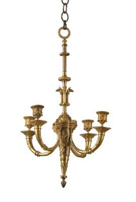 A French Empire Chandelier, - Furniture, Works of Art, Glass & Porcelain