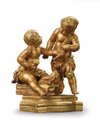 Giovanni Giuliani (Venice 1663 - 1744 Heiligenkreuz) and Workshop, Allegory of Sculpture, - Mobili e anitiquariato, vetri e porcellane