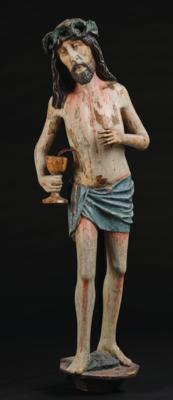 A Gothic Man of Sorrows c. 1500, - Nábytek, starožitnosti, sklo a porcelán