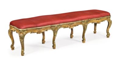 A Large Italian Bench, - Furniture, Works of Art, Glass & Porcelain