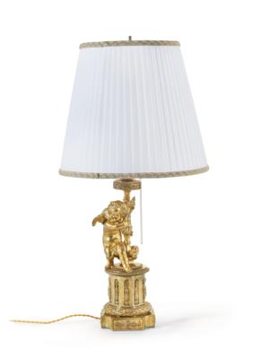 A Large Table Lamp, - Furniture, Works of Art, Glass & Porcelain