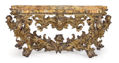 A Large, Important Italian Baroque Console Table, - Mobili e anitiquariato, vetri e porcellane