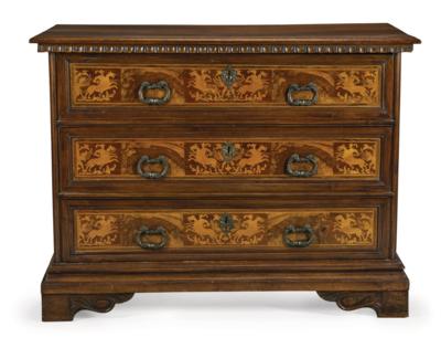 An Italian Early Baroque Chest of Drawers, - Furniture, Works of Art, Glass & Porcelain