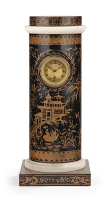 A Small Viennese Neo-Classical Column Clock, “Jessner K. K. Hofuhrmacher”, - Nábytek, starožitnosti, sklo a porcelán