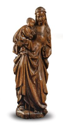 Madonna and Child, Lower Rhine, Late 15th Century, - Furniture, Works of Art, Glass & Porcelain