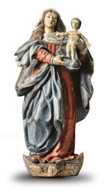 Madonna and Child on the Moon Sickle, - Furniture, Works of Art, Glass & Porcelain