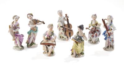 A Girls’ Orchestra, Meissen 18th Century - Nábytek, starožitnosti, sklo a porcelán