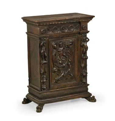 A Provincial Italian Cabinet, - Furniture, Works of Art, Glass & Porcelain