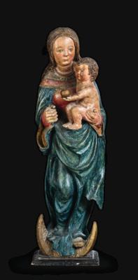 Umkreis Lienhart Astl, Madonna mit Kind, Oberösterreich/Steiermark um 1520, - Möbel, Antiquitäten, Glas & Porzellan