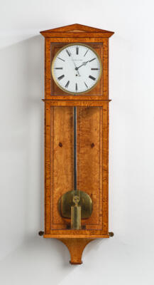 A Viennese Biedermeier “Dachluhr” Clock, “A. Liszt in Wien”, - Furniture, Works of Art, Glass & Porcelain