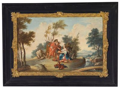 Austrian School, 18th Century - a set of four (4) - Old Master Paintings