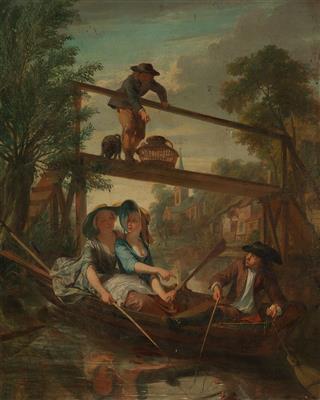 Netherlandish School, 18th Century – a pair (2) - Dipinti antichi