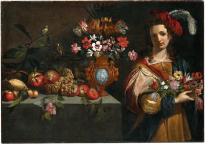 Maestro delle mele rosa and an anonymous figure painter - Old Master Paintings I