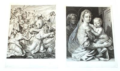 Konvolut Druckgraphik, 17. und 18. Jahrhundert - Bilder Varia