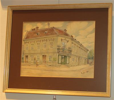 Aquarellist, Wien um 1920 - Obrazy