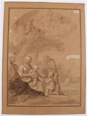 Künstler, 18. Jahrhundert - Master Drawings, Prints before 1900, Watercolours, Miniatures