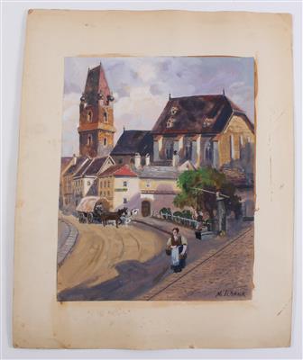 M. Schenk, Österreich um 1920 - Meisterzeichnungen, Druckgraphik bis 1900, Aquarelle und Miniaturen