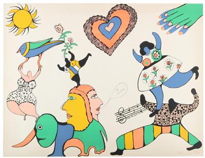 Niki de Saint-Phalle * - Opere su carta