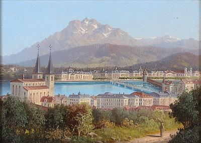 Hubert Sattler zugeschrieben/attributed (1817-1904) Luzern, - Obrazy