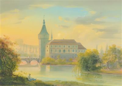 Österreichischer Vedutenmaler, Mitte 19. Jahrhundert - Paintings