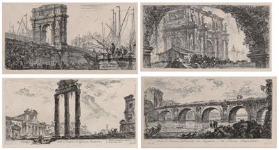 Giovanni Battista Piranesi - Meisterzeichnungen, Druckgraphik bis 1900, Aquarelle und Miniaturen