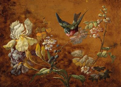 Rudolf Ribarz zugeschrieben/attributed (1848-1904) "Der Blumenbote", - Paintings