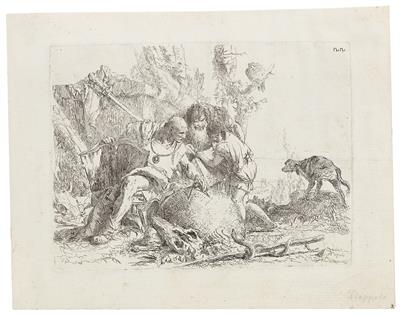 Giovanni Battista Tiepolo - Disegni e stampe fino al 1900, acquarelli e miniature