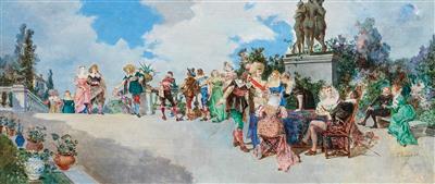 Spanischer Künstler Ende 19. Jahrhundert - Paintings