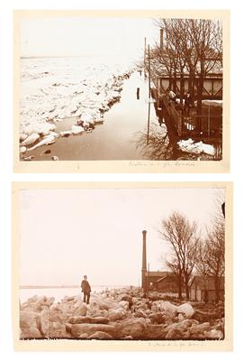 Eisstoss an der Donau - Fotografie