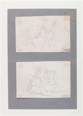 Julius von Blaas - Mistrovské kresby, Tisky do roku 1900, Akvarely a miniatury