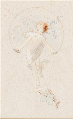 Karl Wilhelm Diefenbach - Mistrovské kresby, Tisky do roku 1900, Akvarely a miniatury