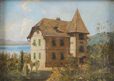 Josef Feid zugeschrieben/attributed (1806-1870) Eine alte Seevilla, - Dipinti