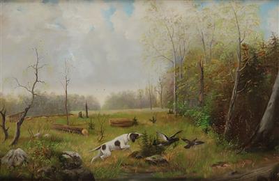 Fink, um 1900 - Paintings