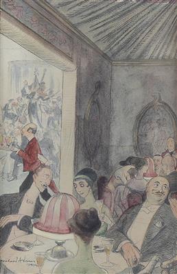 Künstler um 1920 - Mistrovské kresby