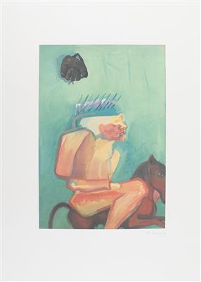 Maria Lassnig * - Moderní umění grafika