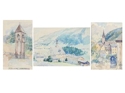 Aquarellist, um 1910 - Bilder