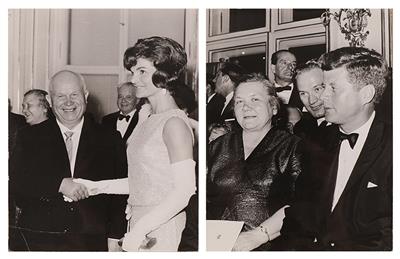 Kennedy und Chruschtschow - Fotografie