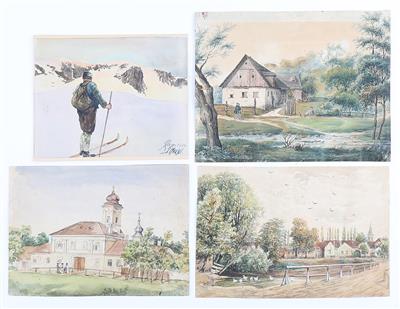 Mitte 19. Jahrhundert - Paintings-Small Format