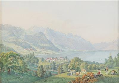 Schweizer Aquarellist, Mitte 19. Jahrhundert - Obrazy-Malé formáty
