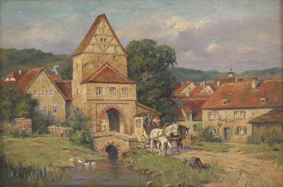 Erich Bahr um 1900 - Paintings