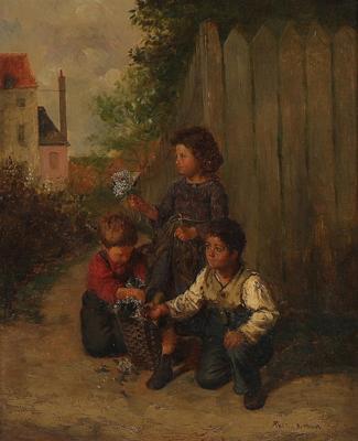 Künstler um 1900, - Obrazy