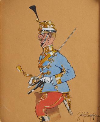 Fritz Schönpflug - Mistrovské kresby, grafiky do roku 1900, akvarely a miniatury