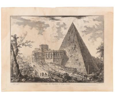 Giovanni Battista Piranesi - Mistrovské kresby, grafiky do roku 1900, akvarely a miniatury