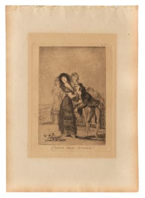 Francisco Goya y Lucientes - Master drawings, prints up to 1900, watercolours and miniatures