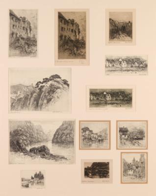 Fritz Lach - Meisterzeichnungen, Druckgrafik bis 1900, Aquarelle und Miniaturen